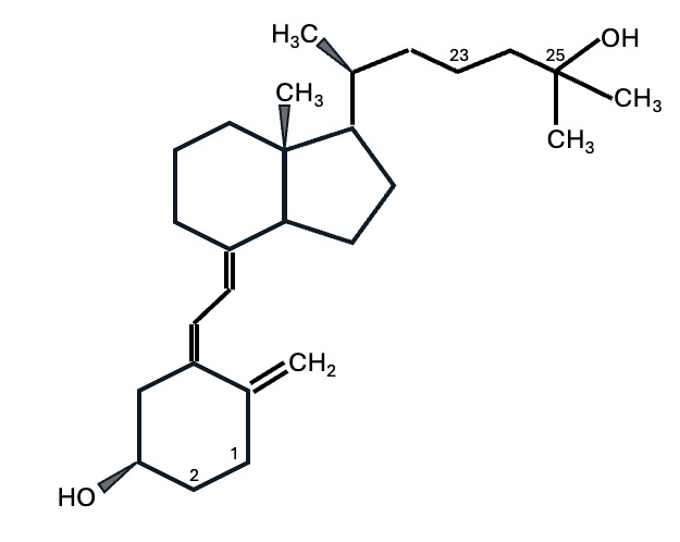 Chemical Structure of Calcifediol