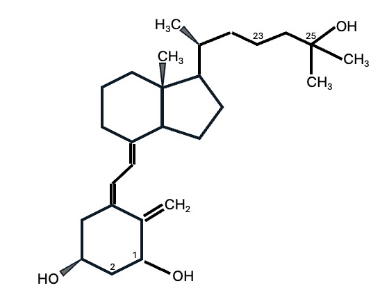 Chemical Strucutre of Calcitriol